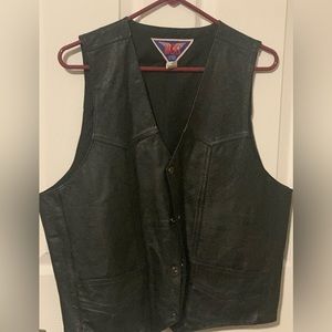 Leather MOB Biker’s Vest